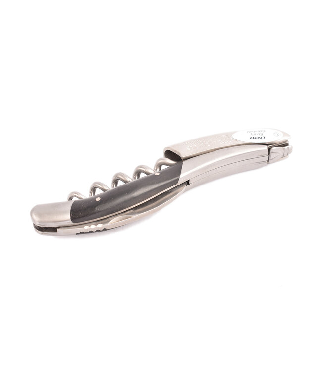 Laguiole en Aubrac kurkentrekker met heft in ebbenhout - mat