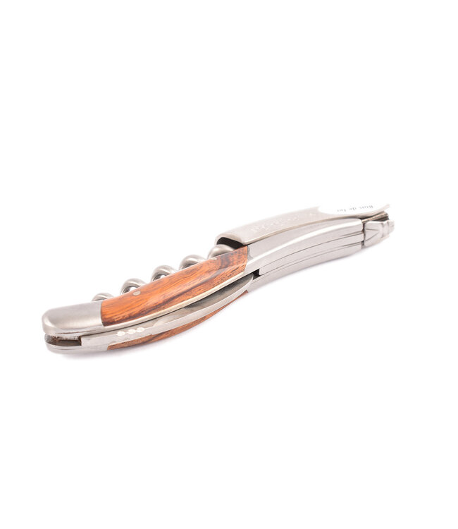 Laguiole en Aubrac kurkentrekker met heft in bois de fer - mat