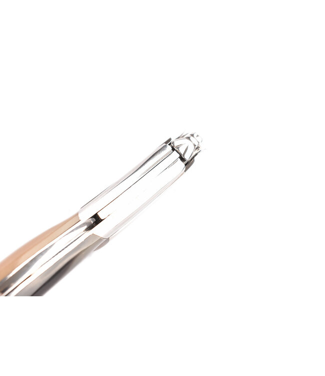 Laguiole en Aubrac kurkentrekker met heft in punthoorn - glanzend