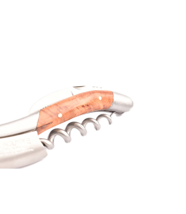 Laguiole en Aubrac kurkentrekker met heft in bruyere - mat