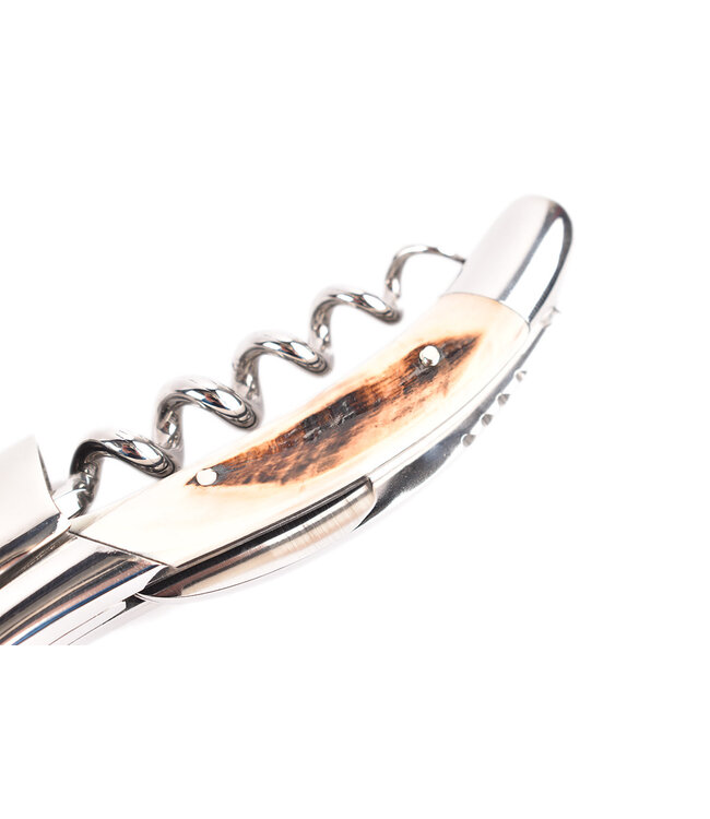 Laguiole en Aubrac kurkentrekker met heft in phacochere - glanzend