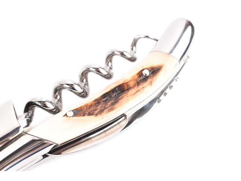 Laguiole en Aubrac kurkentrekker met heft in phacochere - glanzend