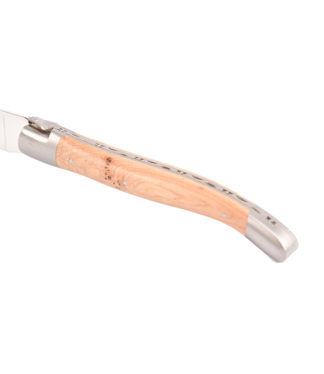 Laguiole en Aubrac kaasmes met heft in jeneverbes