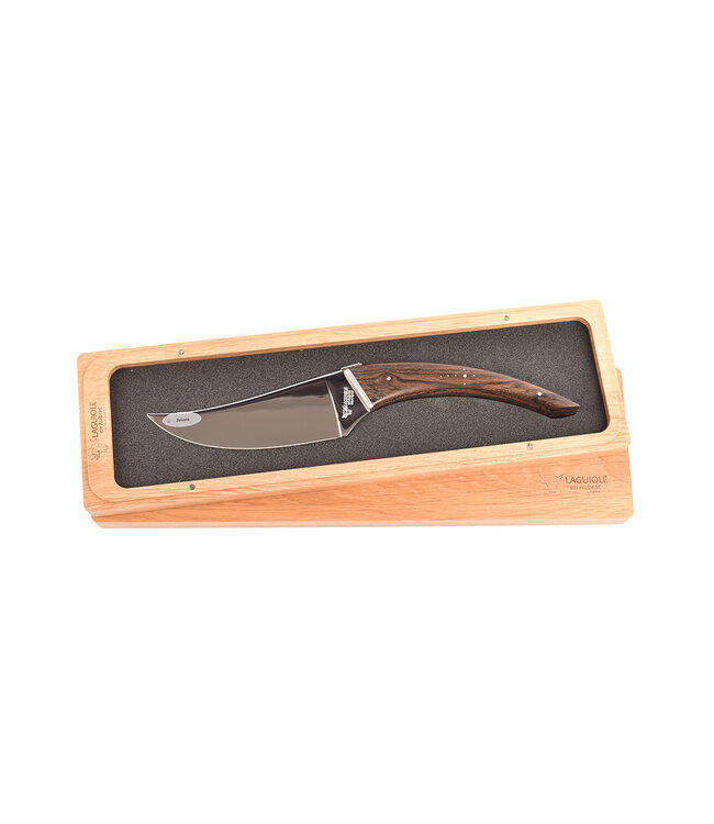 Laguiole en Aubrac Buron kaasmes met heft in ziricote