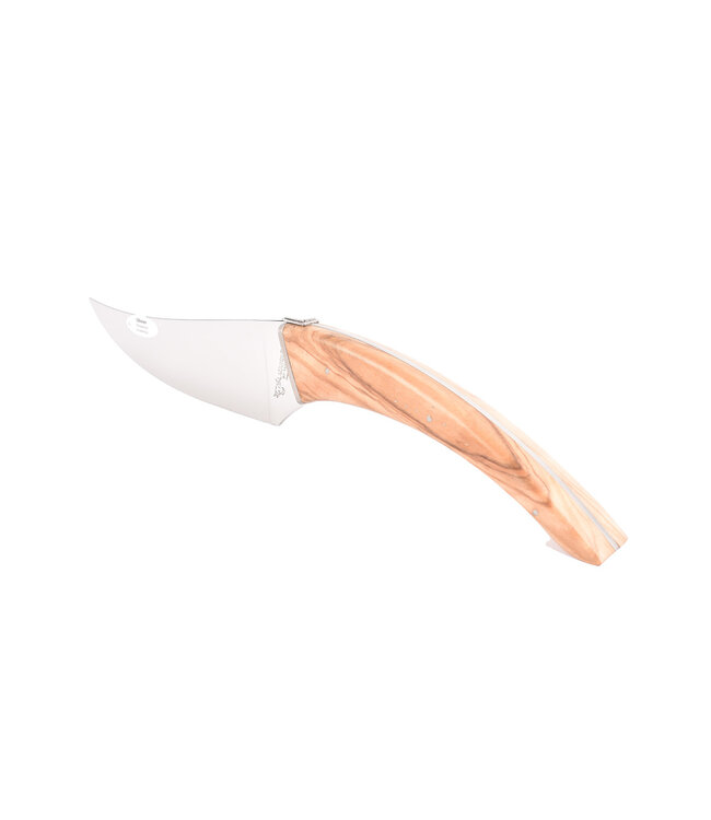 Laguiole en Aubrac Buron kaasmes met heft in olijfhout