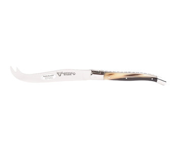 Laguiole en Aubrac kaasmes met heft in punthoorn