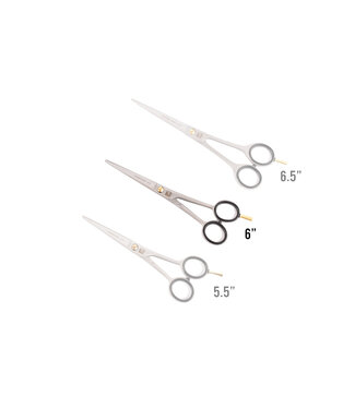 Cerena Sahara klassieke haarschaar met vergulde vingersteun 6"