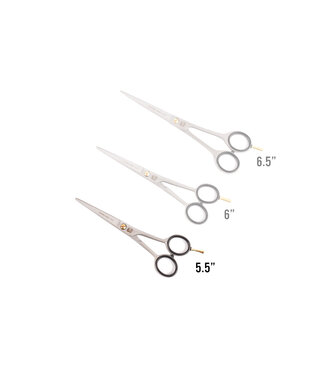 Cerena Sahara klassieke haarschaar met vergulde vingersteun 5.5"