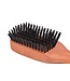 Keller haarborstel voor heren met kort handvat in perelaar en zwijnenhaar