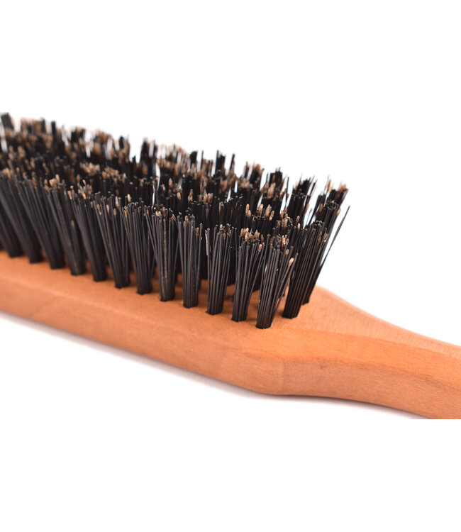 Keller baardborstel met perelaar handvat en zwijnenhaar