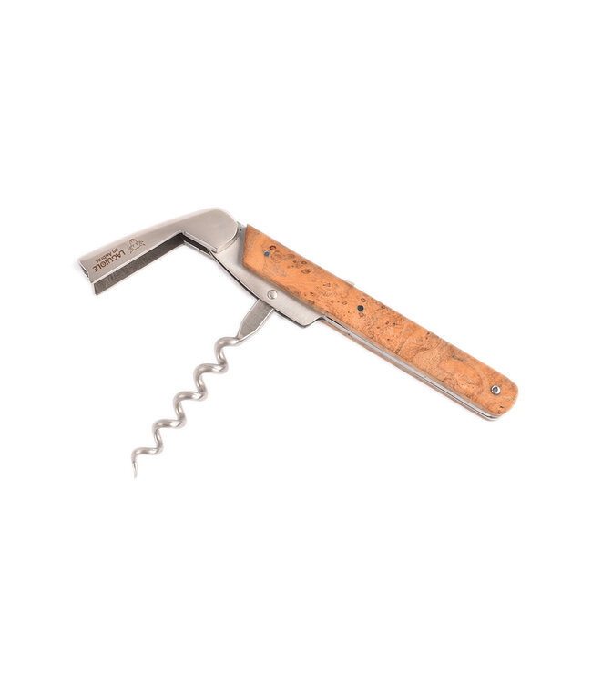 Laguiole en Aubrac kurkentrekker André & Michel Bras met heft in teck - mat