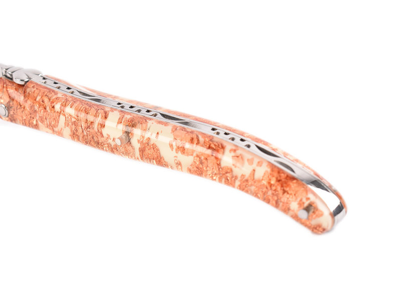 Laguiole en Aubrac 12cm koper schilfers - plein manche