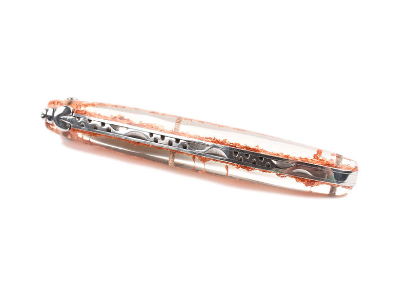 Laguiole en Aubrac 12cm koper schilfers - plein manche