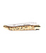 Laguiole en Aubrac 12cm acryl met goud schilfers - messing