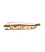 Laguiole en Aubrac 12cm acryl met goud schilfers - messing