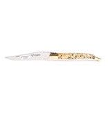 Laguiole en Aubrac 12cm goud schilfers - messing