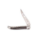 Laguiole en Aubrac 12cm rood carbone - double platines - matte eindstukken