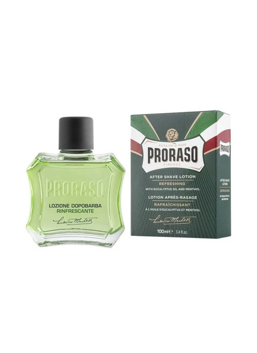 Proraso aftershave lotion met eucalyptus en menthol - 100 ml