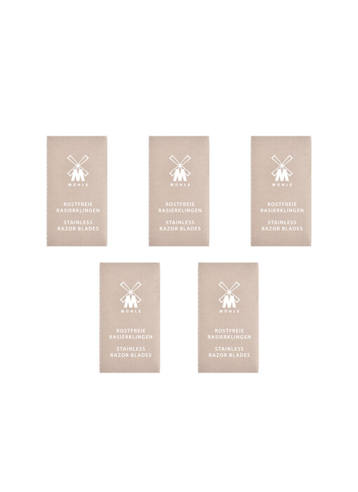 Muhle 5 doosjes safety razors (50 mesjes)
