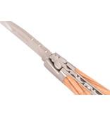 Laguiole en Aubrac 12cm olijfhout met kurkentrekker