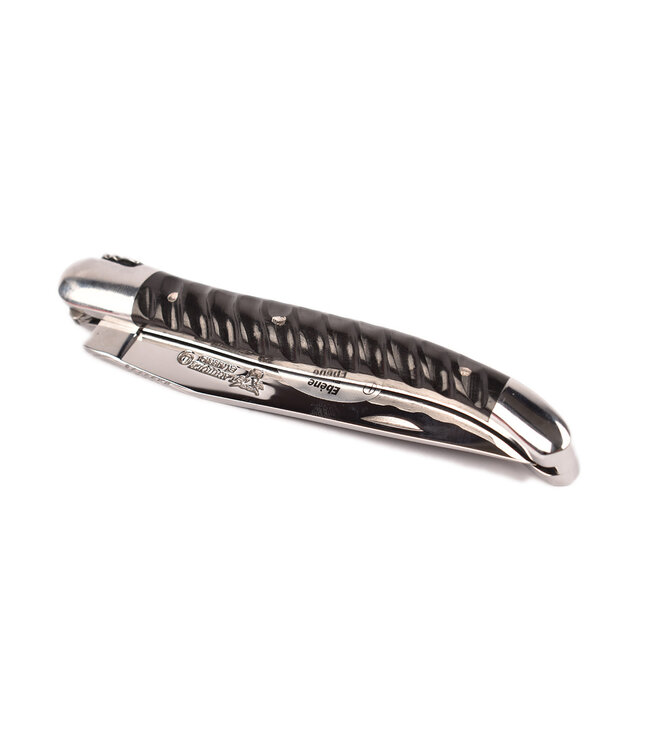 Laguiole en Aubrac 12cm ebben - torsadé - glanzend