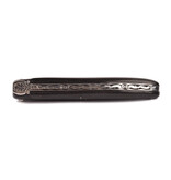 Laguiole en Aubrac 12cm ebben - brut de forge - mandailles