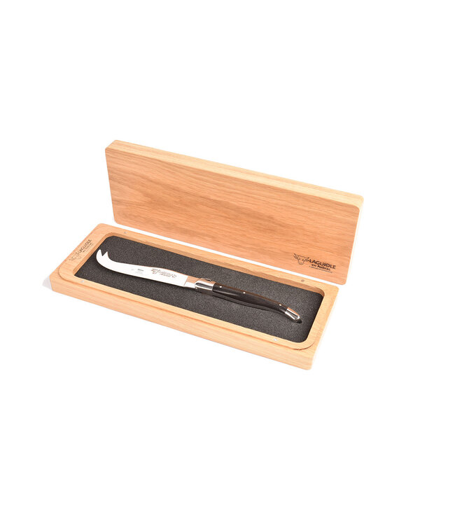 Laguiole en Aubrac kaasmes met heft in ebbenhout