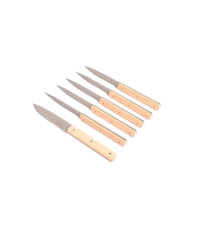 Perceval 6 steakmessen 9.47 - ivoire