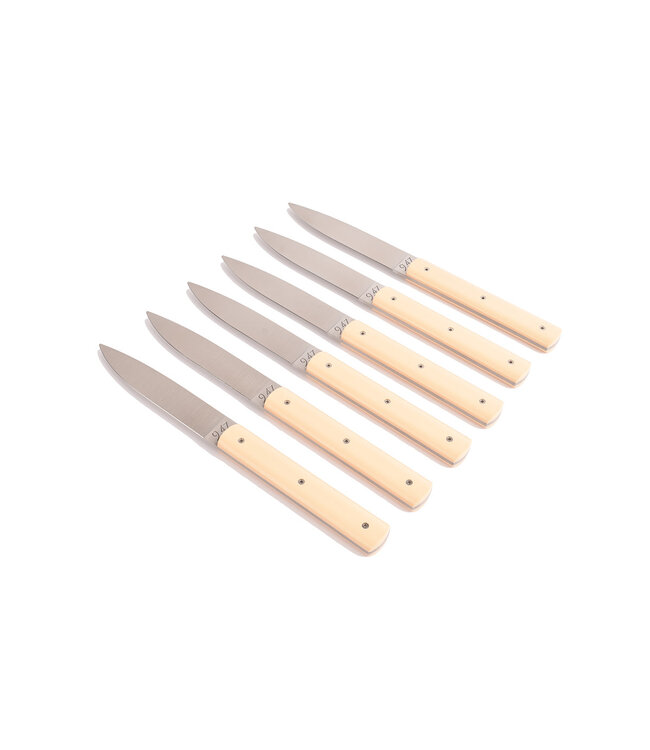 Perceval 6 steakmessen 9.47 - ivoire