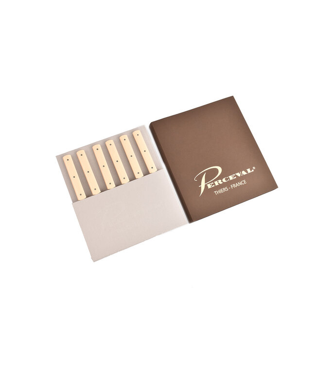 Perceval 6 steakmessen 9.47 - ivoire
