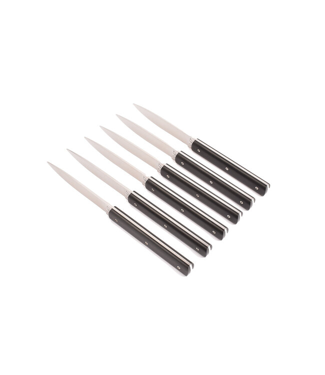 Perceval 6 steakmessen 9.47 - noir