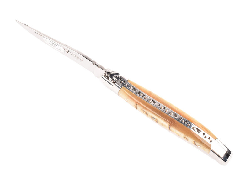 Laguiole en Aubrac 12cm ramshoorn - glanzend