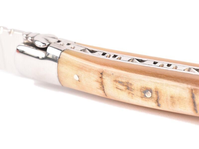 Laguiole en Aubrac 12cm ramshoorn - glanzend