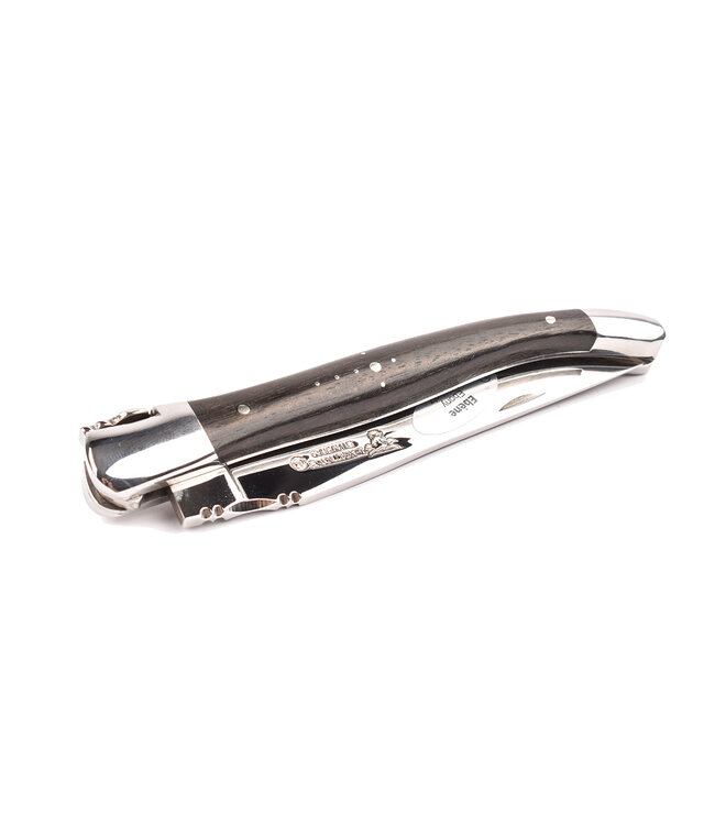Laguiole en Aubrac 12cm ebbenhout - glanzend