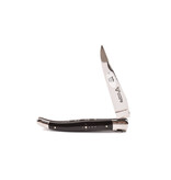 Laguiole en Aubrac 12cm buffel - platines guillochées - glanzend