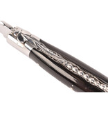 Laguiole en Aubrac 12cm buffel - platines guillochées - glanzend