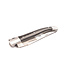 Laguiole en Aubrac 12cm ebbenhout - guêpe - platines guillochées - mat