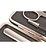 Dreiturm 7-delig etui (hardcase) met nageltang en 2 scharen - zwart kalfsleer