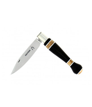 Nontron 9cm boule - ebben en olijfhout - marqueterie