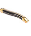 Laguiole en Aubrac 10cm geperste hoorn - messing eindstukken - glanzend