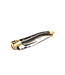 Laguiole en Aubrac 10cm corne pressé - messing eindstukken - glanzend