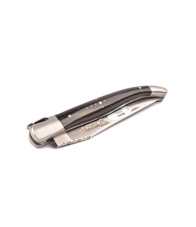 Laguiole en Aubrac 12cm ebbenhout - 2 mittre - elégant - mat