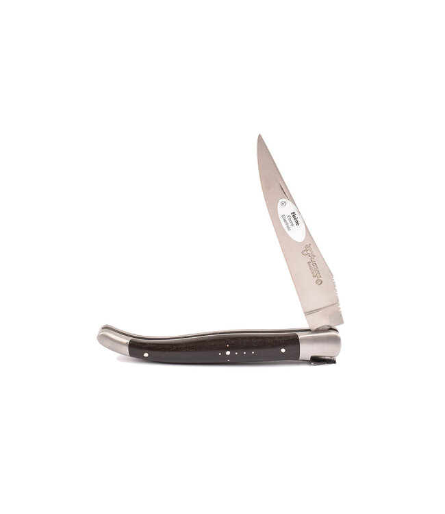 Laguiole en Aubrac 12cm ebbenhout - 2 mittre - elégant - mat