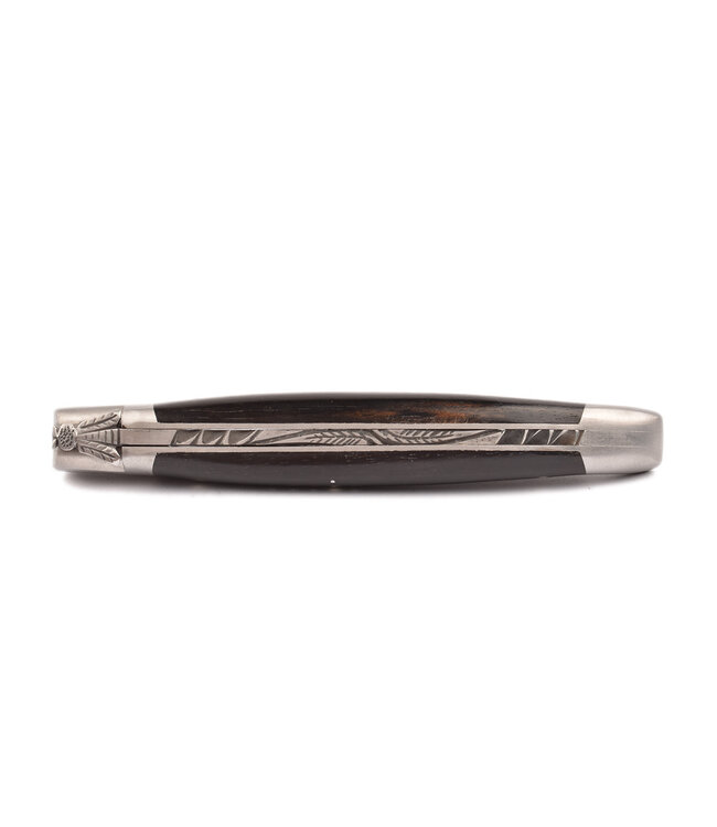 Laguiole en Aubrac 12cm ebbenhout - 2 mittre - elégant - mat