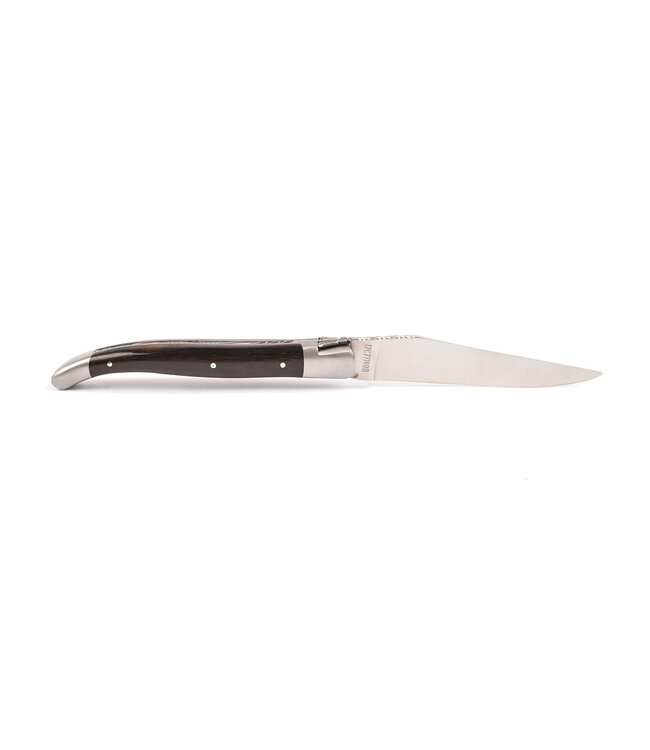 Laguiole en Aubrac 12cm ebbenhout - 2 mittre - elégant - mat