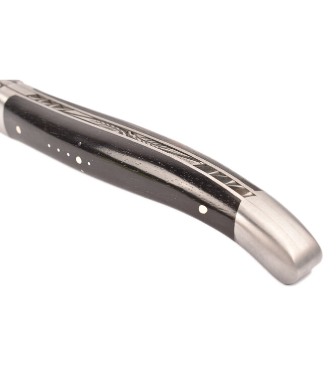 Laguiole en Aubrac 12cm ebbenhout - 2 mittre - elégant - mat