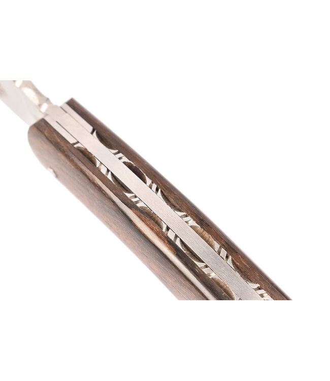 Camembert 11cm ziricote - platines guillochées