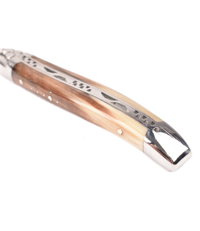 Laguiole en Aubrac 10cm pointe de corne - glanzend