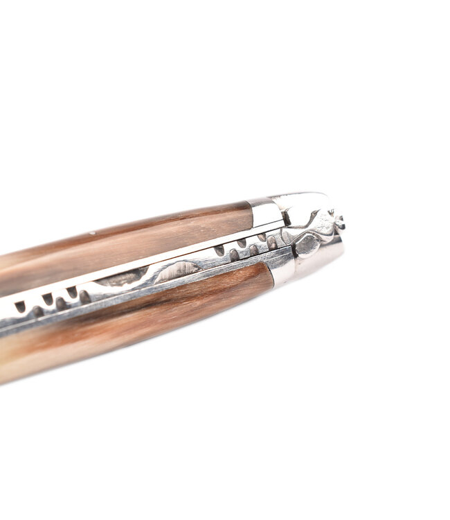 Laguiole en Aubrac 10cm pointe de corne - glanzend