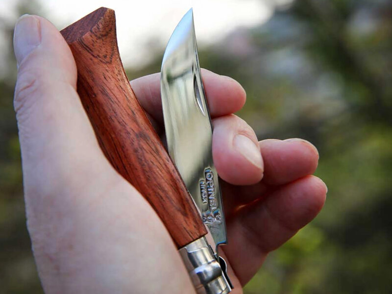 Opinel zakmes N°08 met heft in luxe padouk